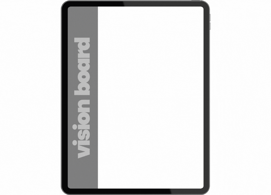 svatební vision board